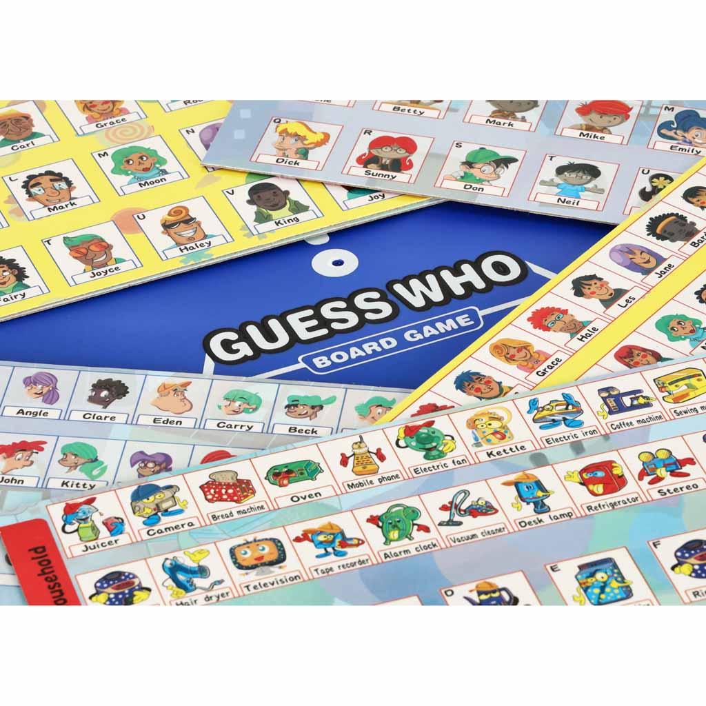 Joc de familie Guess Who? Ghici ce? 8 placi de joc - view 4