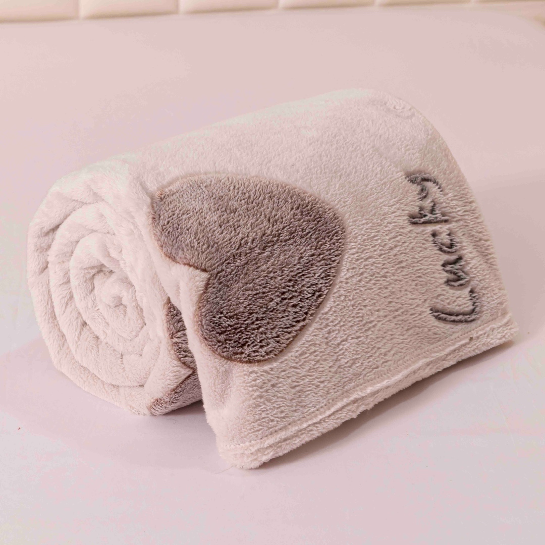 Patura Pufoasa CoCoLiNo, Jojo Home, 200x230cm, Bej, inimioare - 3 | YEO