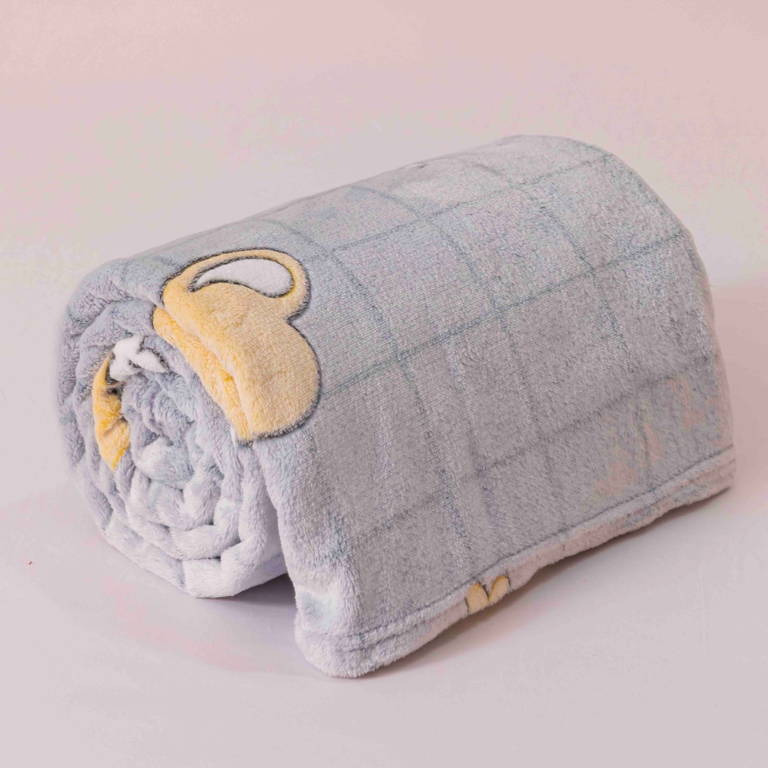 Patura Pufoasa CoCoLiNo, Jojo Home, 200x230cm, Gri, albinute - 3 | YEO