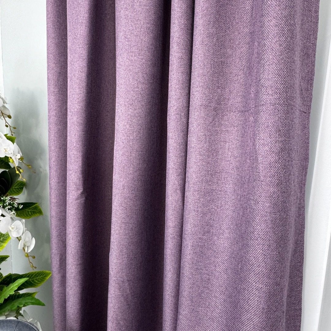 Draperie HoReCa TEXTURATA tip IN - LA COMANDA pe dimensiunile tale, Mov - 3 | YEO