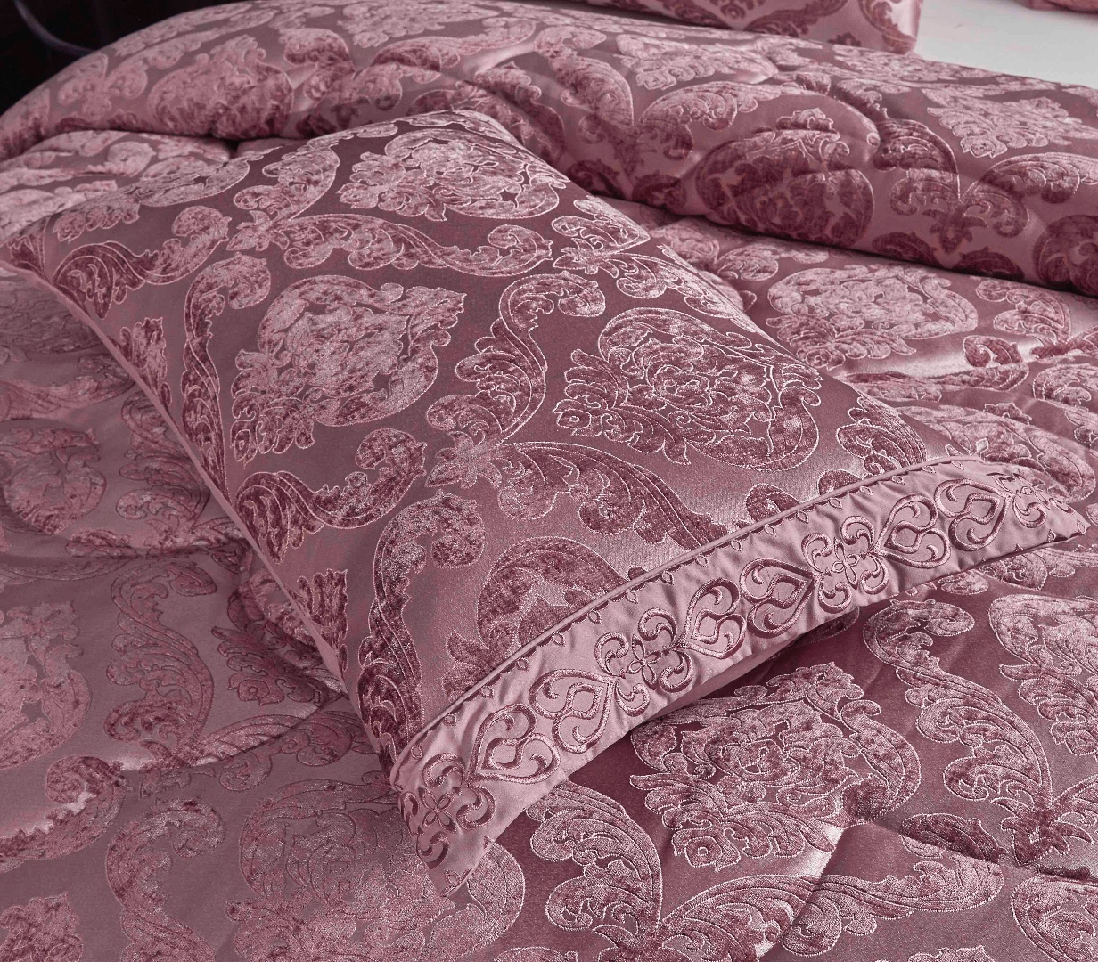 Set Cadou Luxury, Jojo Home, Jacquard Regal, 7 Piese, Cu Pilota Inclusa, Mov - 3 | YEO