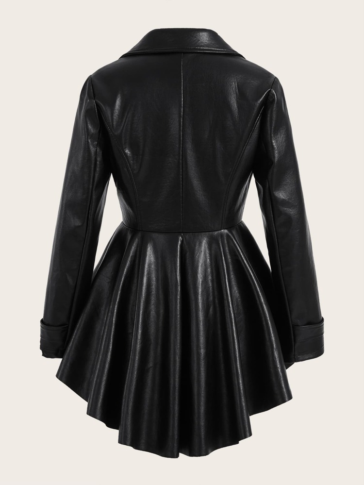 Jacheta eVog din piele ecologica neagra - 1 | YEO