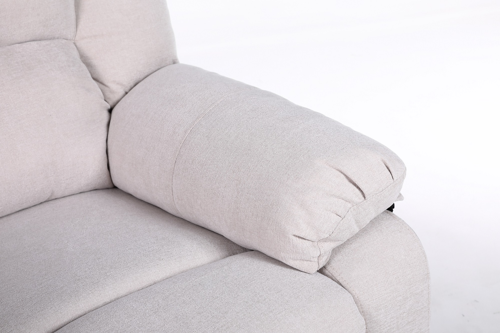 Poze Fotoliu Cu Masaj Si Incalzire, Recliner Electric, Bej cumparamisim.ro