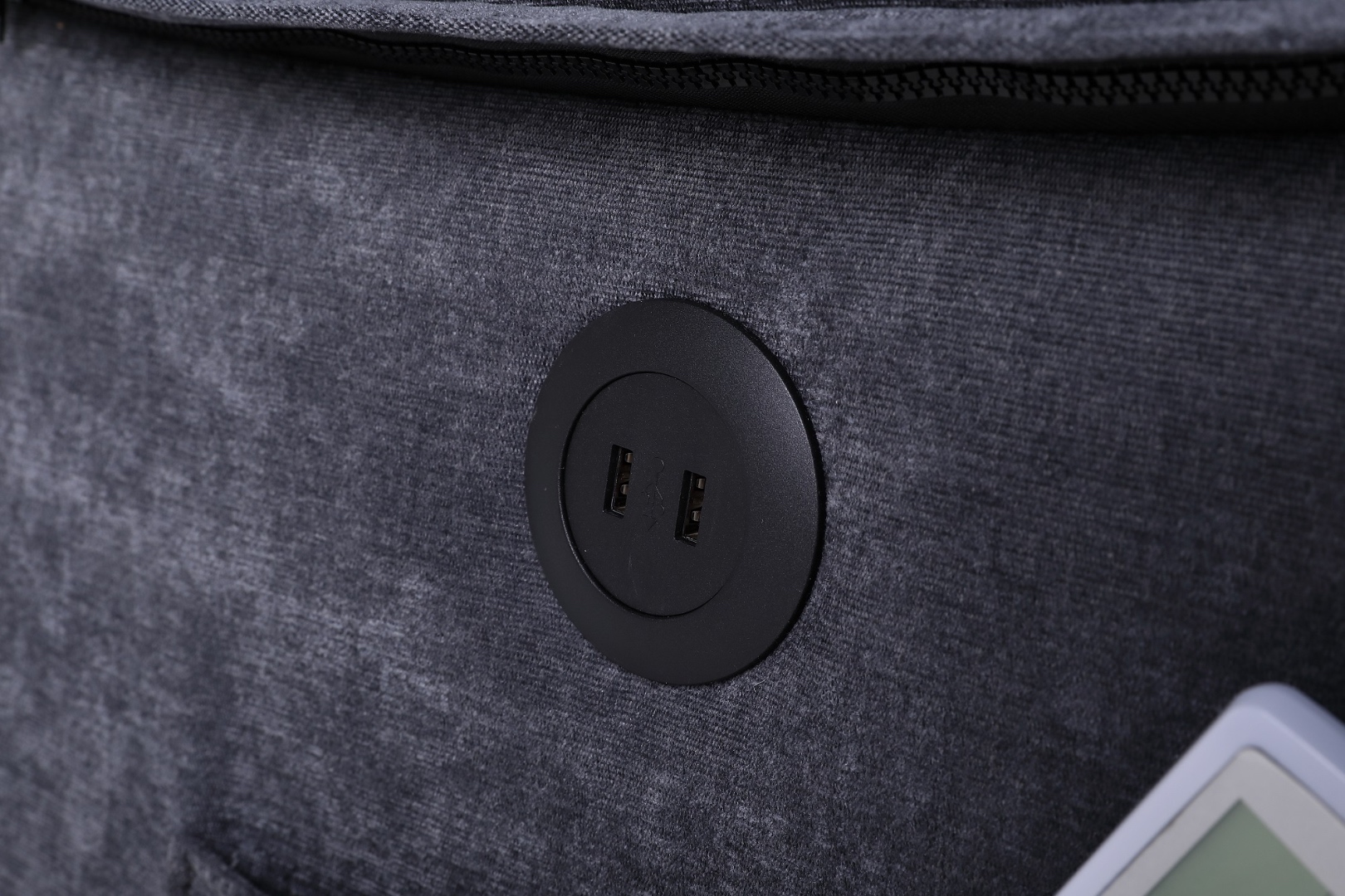 Poze Fotoliu Cu Masaj Si Incalzire, Recliner Electric, Gri Inchis cumparamisim.ro