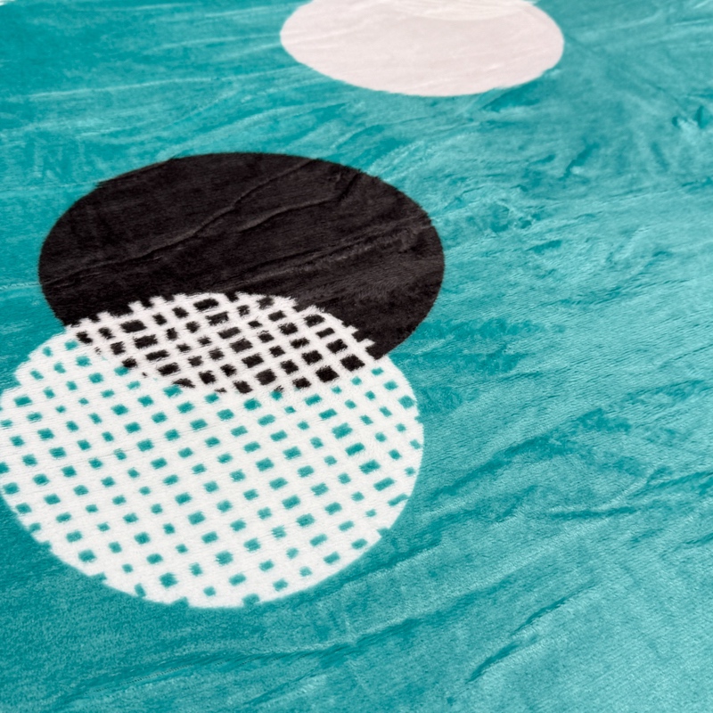 Patura pufoasa cocolino 200x230cm, 240g/mp, Turquoise, Buline - 3 | YEO