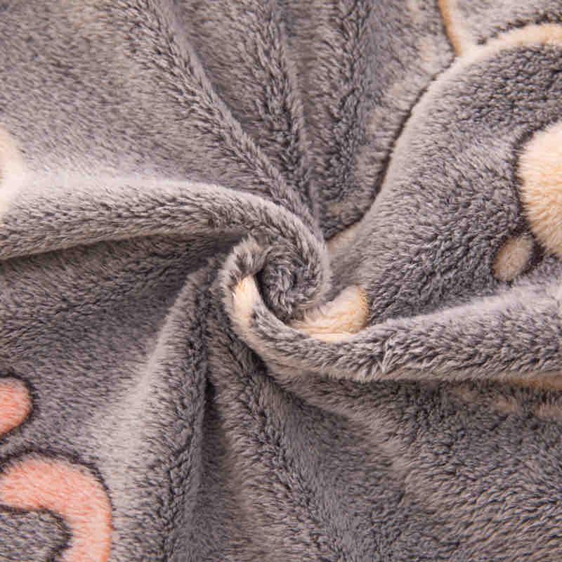 Lenjerie pat dublu, Super Pufoasa COCOLINO,cu ELASTIC, 4 piese, Jojo Home, Gri, Ursuleti - 3 | YEO