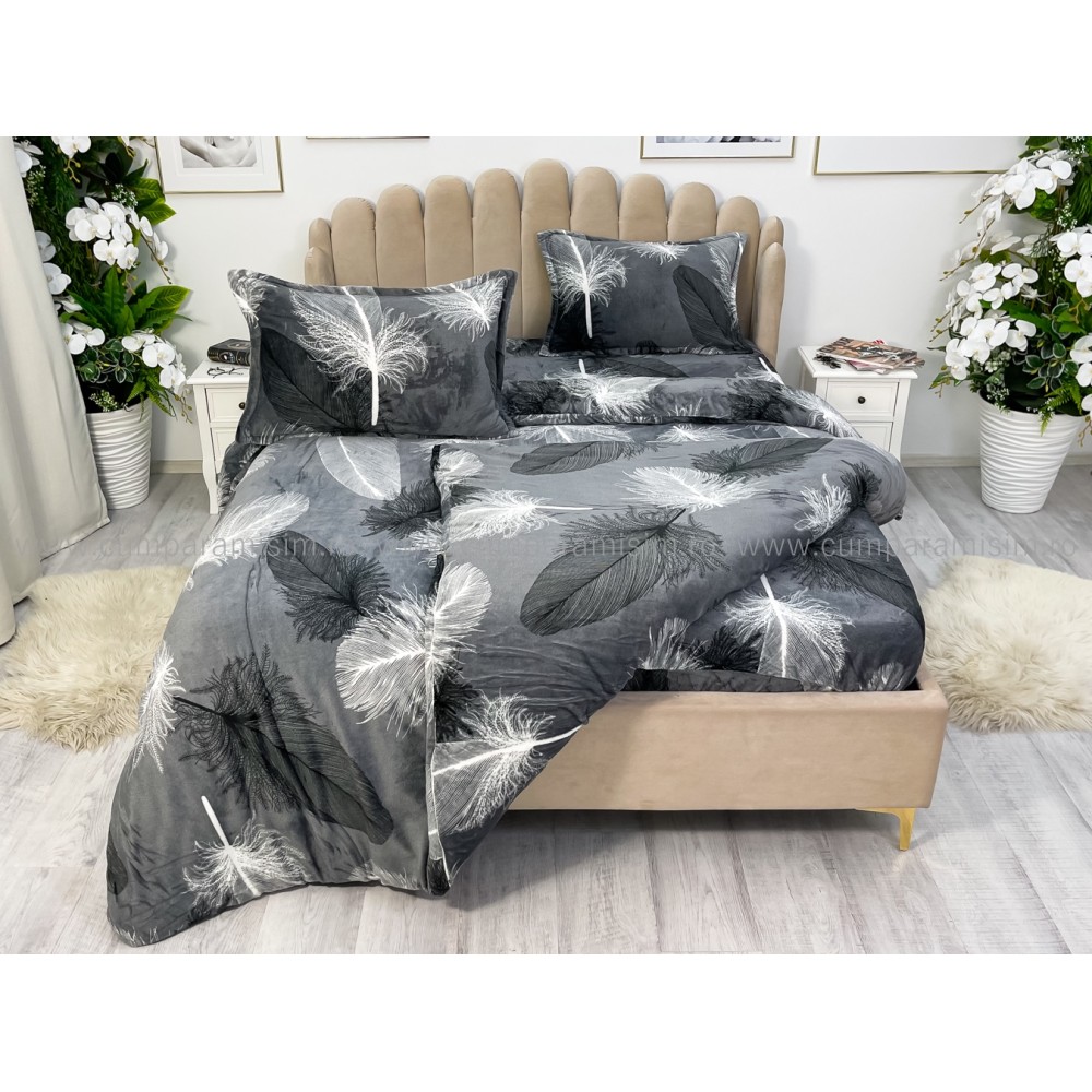 Lenjerie pat dublu, Super Pufoasa COCOLINO, 4 piese EST-CC11 — imaginea 6