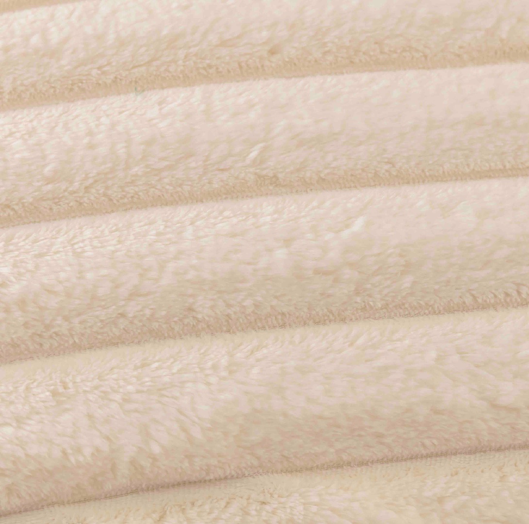 Lenjerie Deluxe, Jojo Home, 4 Piese, Blanita Shorthair si CoCoLiNo, cu Elastic Perimetral, Crem - 3 | YEO