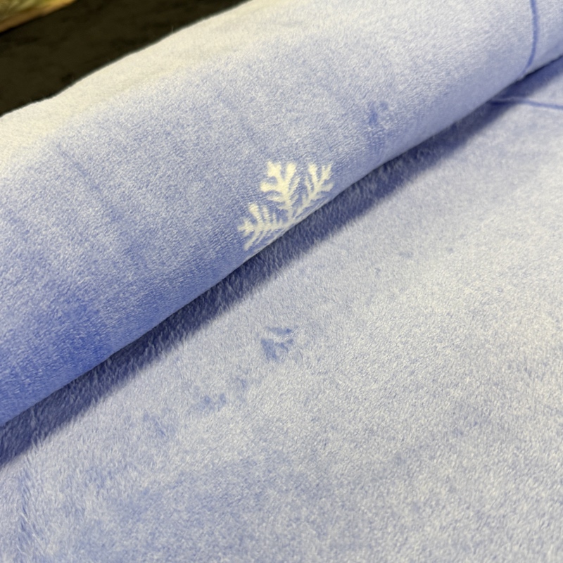 Patura pufoasa cocolino 200x230cm, 240g/mp, Bleu, Globulete - 3 | YEO