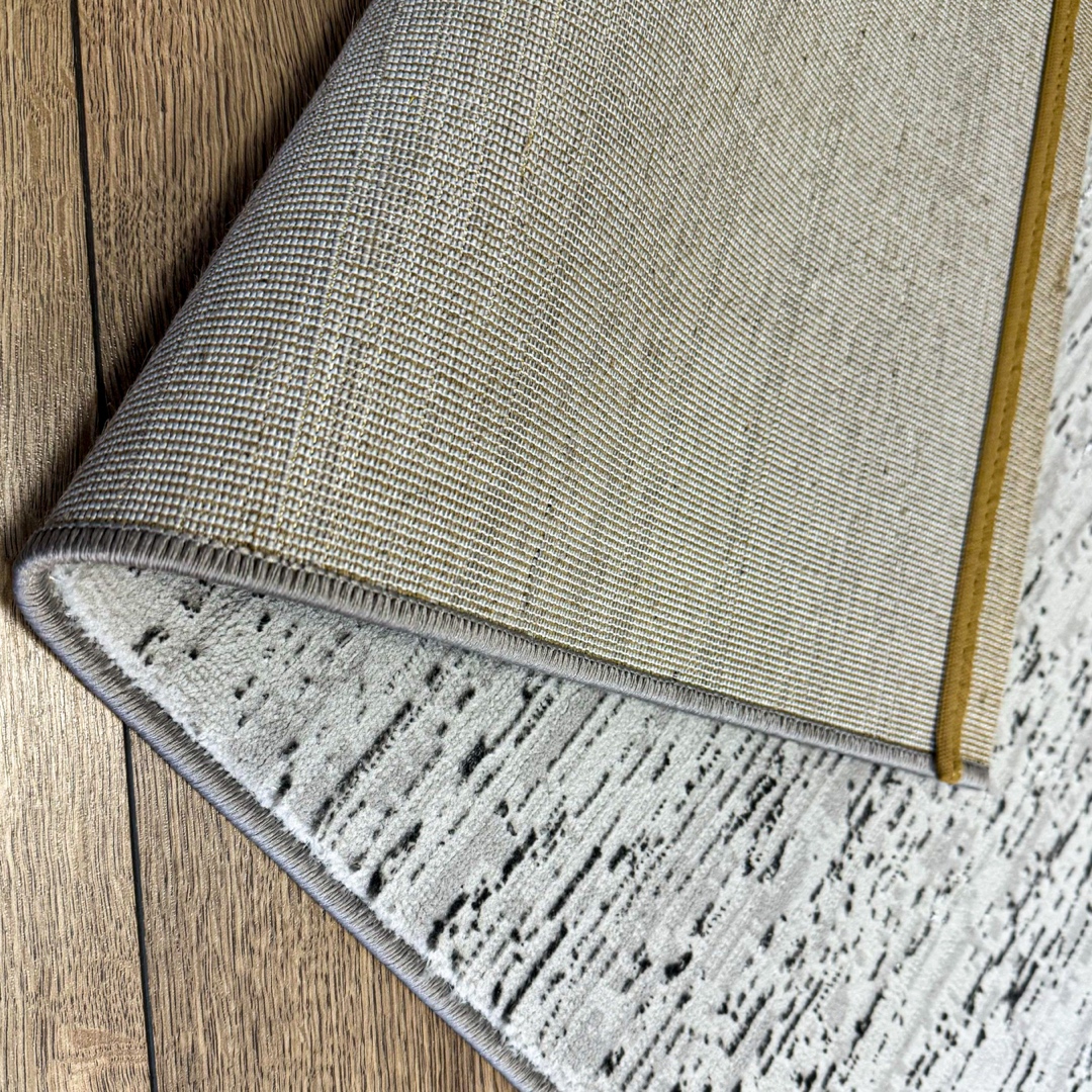 Poze Covor Modern, Elegant, 80x300cm, gros si pufos, CREATION V1, Gri deschis cumparamisim.ro