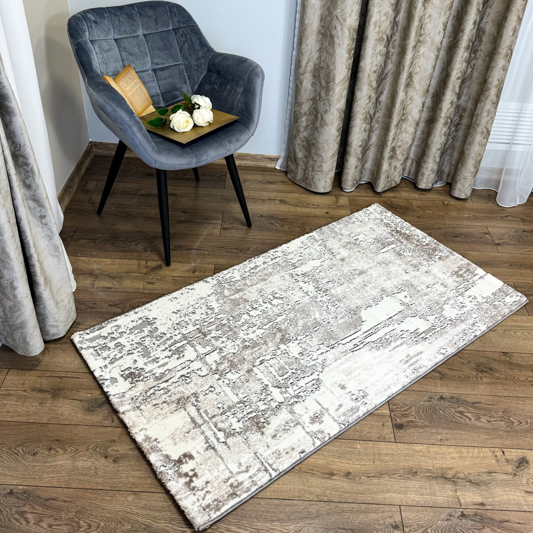 Covor Modern, Elegant, 300x400cm, gros si pufos, SHINNY V3, Bej/Gri/Alb - 3 | YEO