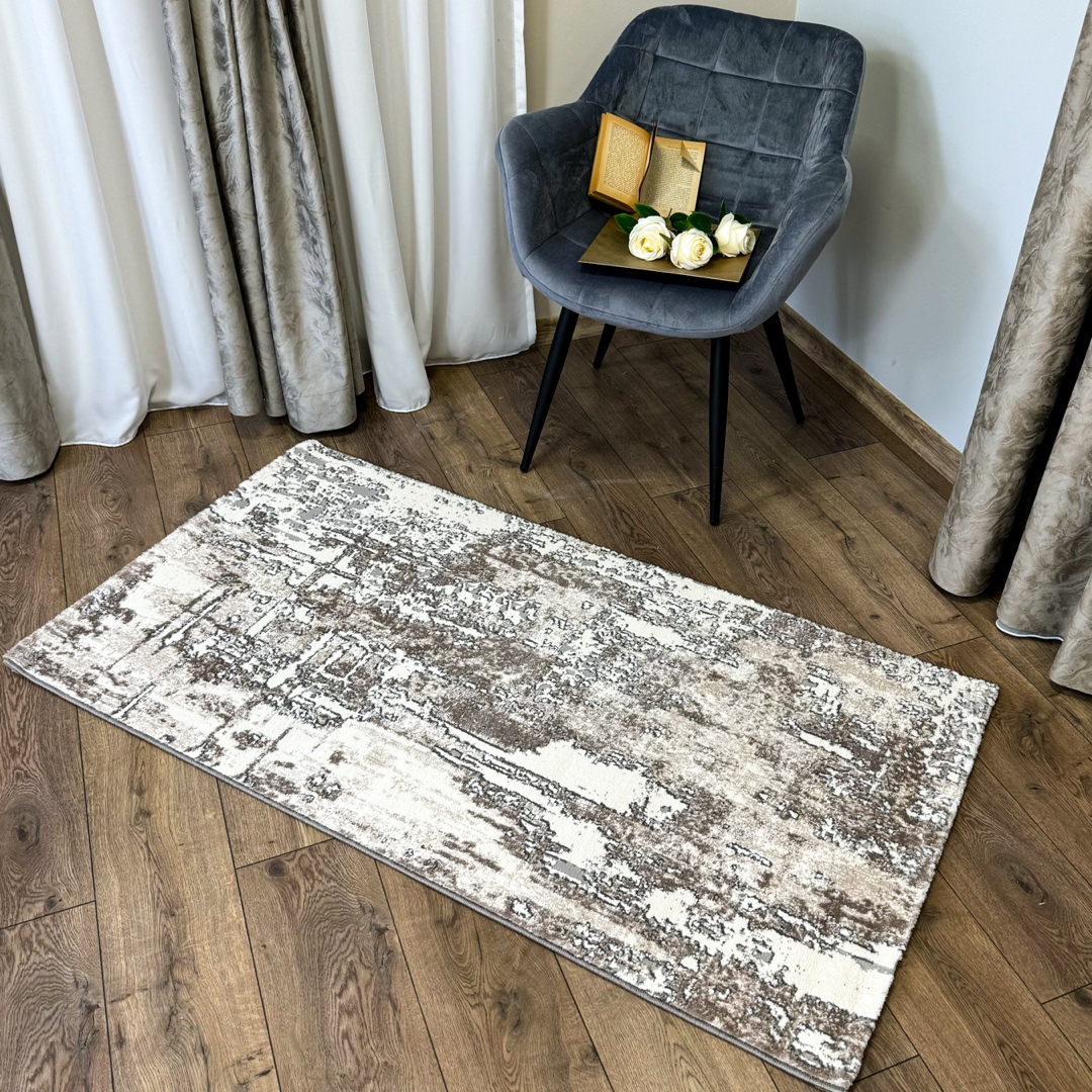 Covor Modern, Elegant, 240x340cm, gros si pufos, SHINNY V3, Bej/Gri/Alb - 2 | YEO