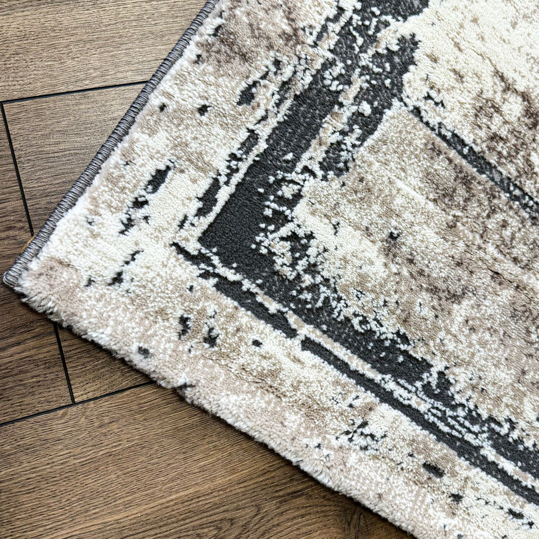 Covor Modern, Elegant, 240x340cm, gros si pufos, SHINNY V2, Gri/Alb - 4 | YEO