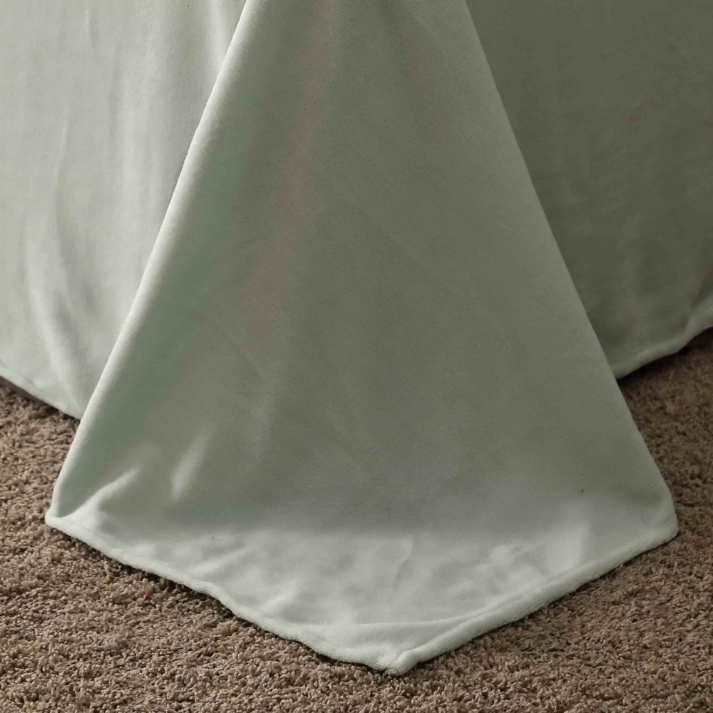 Poze Lenjerie pat dublu, Super Pufoasa COCOLINO, 4 piese, Bleu, inimioare cumparamisim.ro