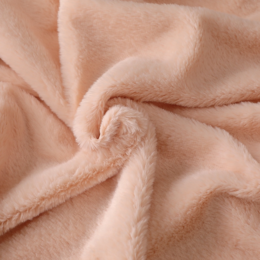 Poze Patura Premium, 200x230cm, cu Blanita Shorthair si Cocolino, cu Fermoar, Somon – Lux, Caldura & Versatilitate! cumparamisim.ro