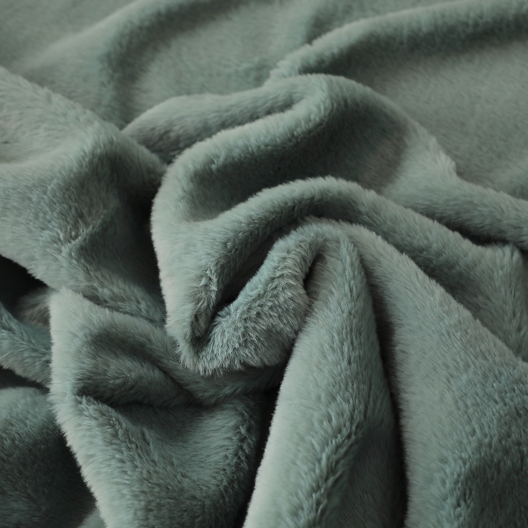 Poze Patura Premium, 200x230cm, cu Blanita Shorthair si Cocolino, cu Fermoar, Petrol, Gri – Lux, Caldura & Versatilitate! cumparamisim.ro