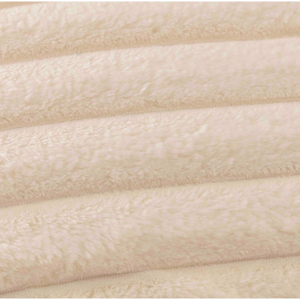 Lenjerie Deluxe, Jojo Home, 4 Piese, Blanita Shorthair si CoCoLiNo, cu Elastic Perimetral, Crem – imagine 4