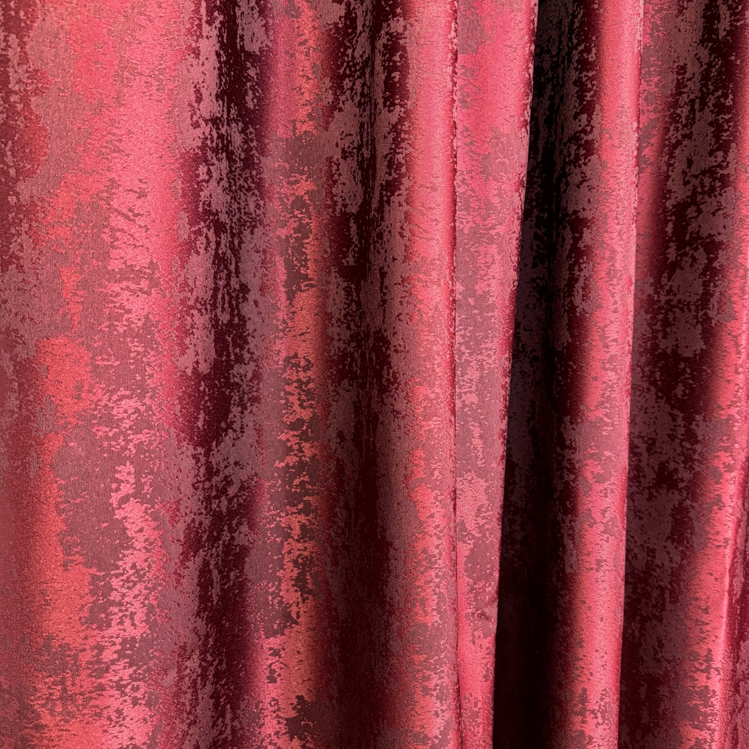 Poze Set 2 Draperii din Jacquard model Nisip, 140cm latime x 260cm inaltime, cu TIV LAT, VISINIU cumparamisim.ro