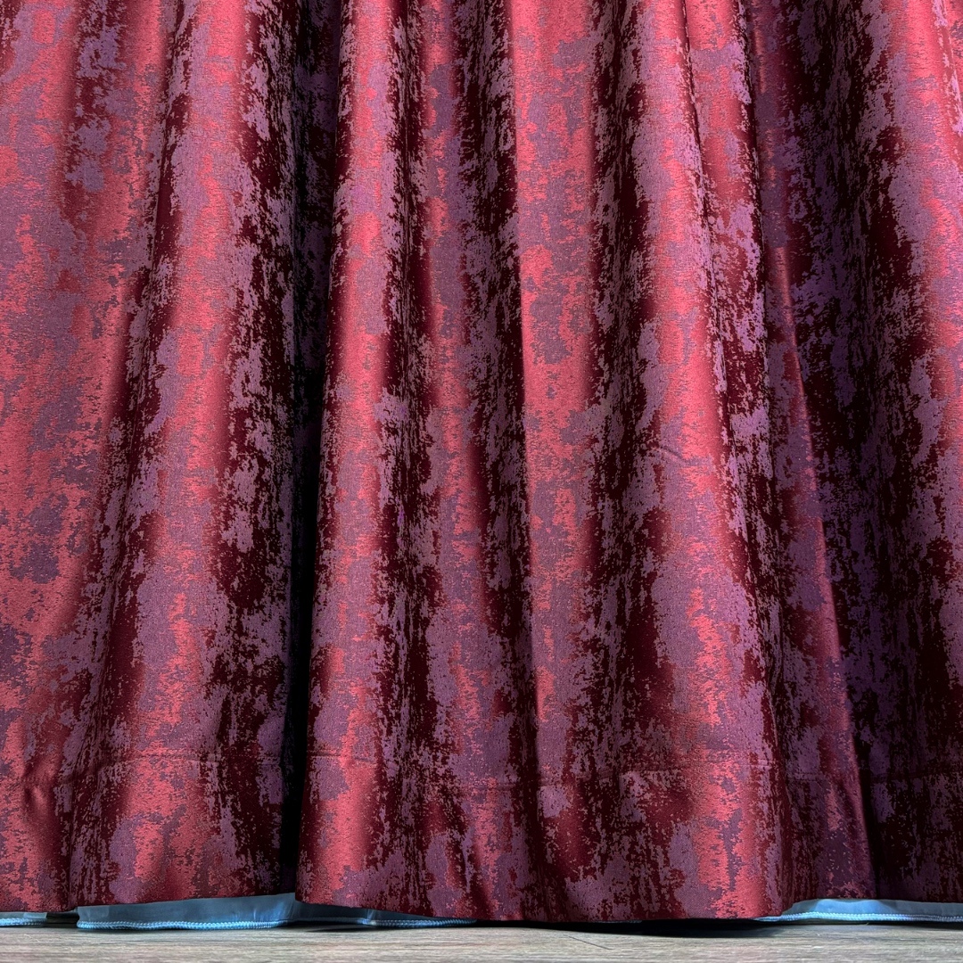 Poze Set 2 Draperii din Jacquard model Nisip, 140cm latime x 260cm inaltime, cu TIV LAT, VISINIU cumparamisim.ro