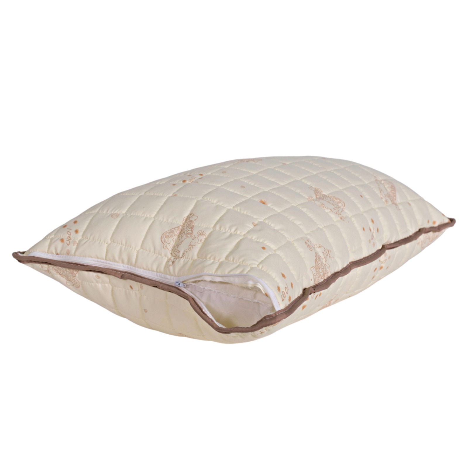 Set 2 perne matlasate umplute cu LANA Wooltex, dreptunghiulare 50x70 cm, Fabricate in Romania - imagine 3