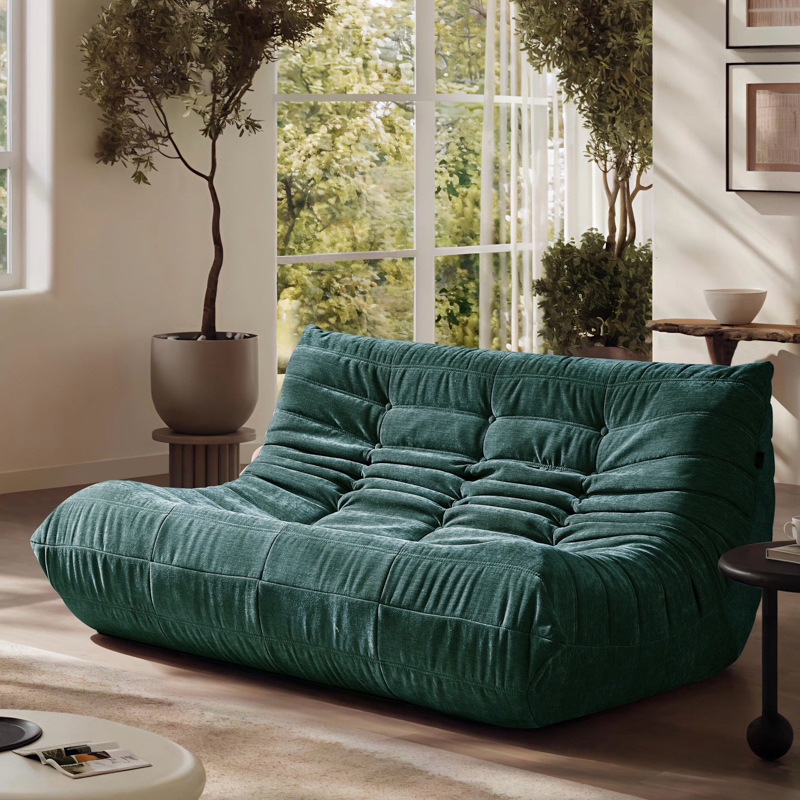 Fotoliu cu Sustinere Ergonomica Nobile HD Foam, Catifea, Verde - imagine 3