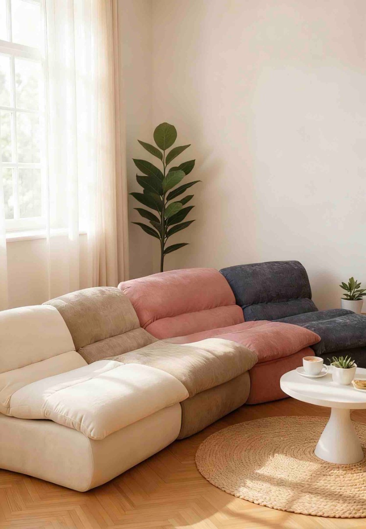 Fotoliu Aura, Spuma HD, ambalat vidat, roz - imagine 5