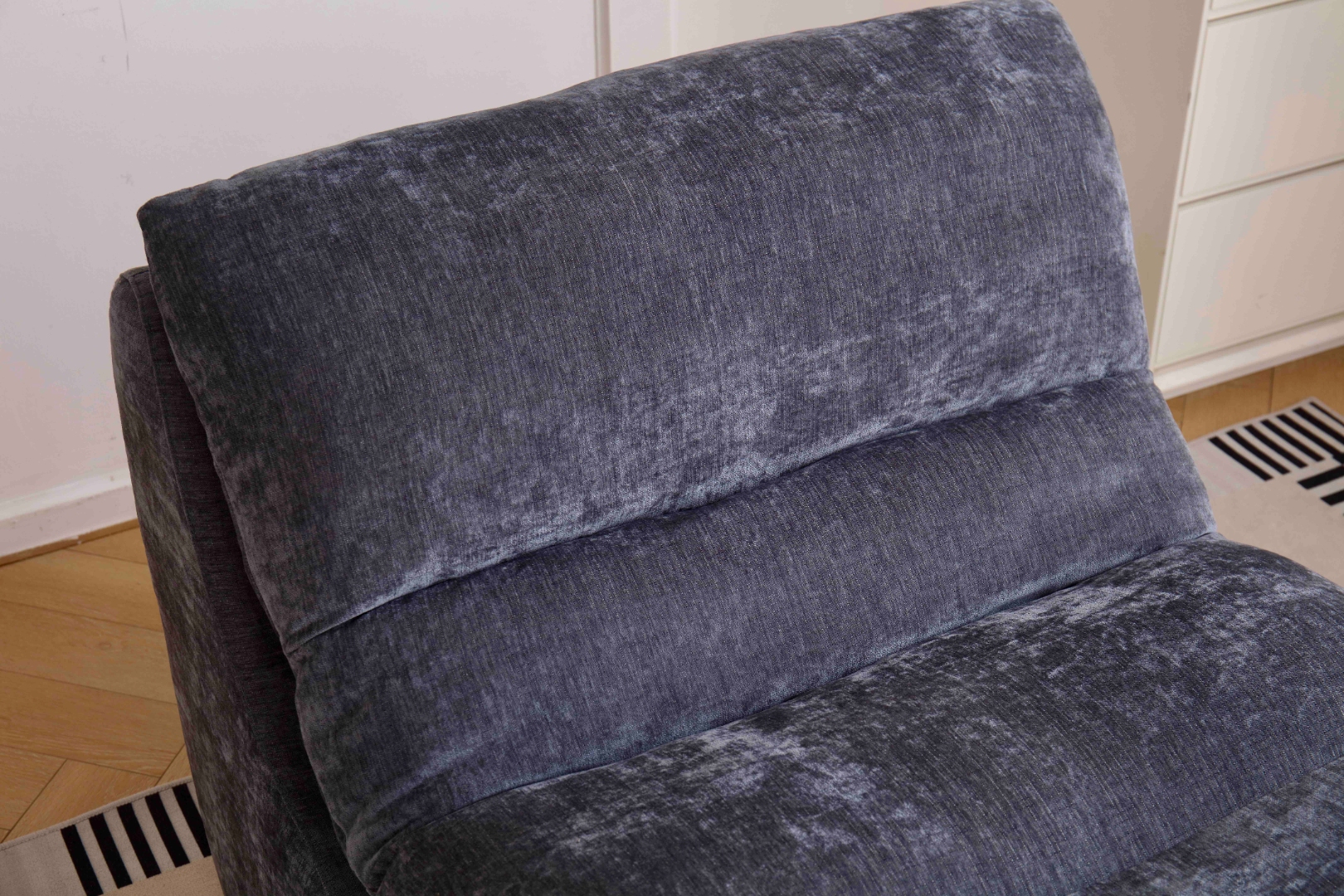 Fotoliu Aura, Spuma HD, ambalat vidat, gri - imagine 7