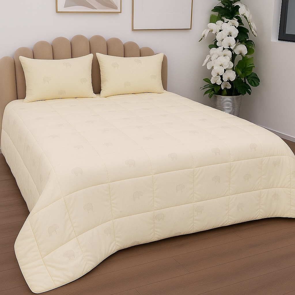 Pilota cu LANA Naturala Wooltex, PREMIUM BUMBAC, 200x220cm, Fabricata in Romania - imagine 2