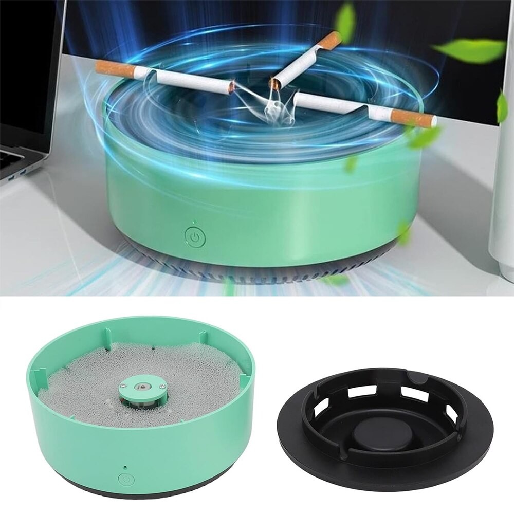Scrumiera Inteligenta cu Absorbtie Fum si Filtru Purificator - view 3