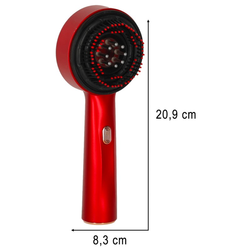 Perie Electrica de Masaj pentru Scalp – Terapie cu Infrarosu si Aplicare de Tratamente - imagine 8