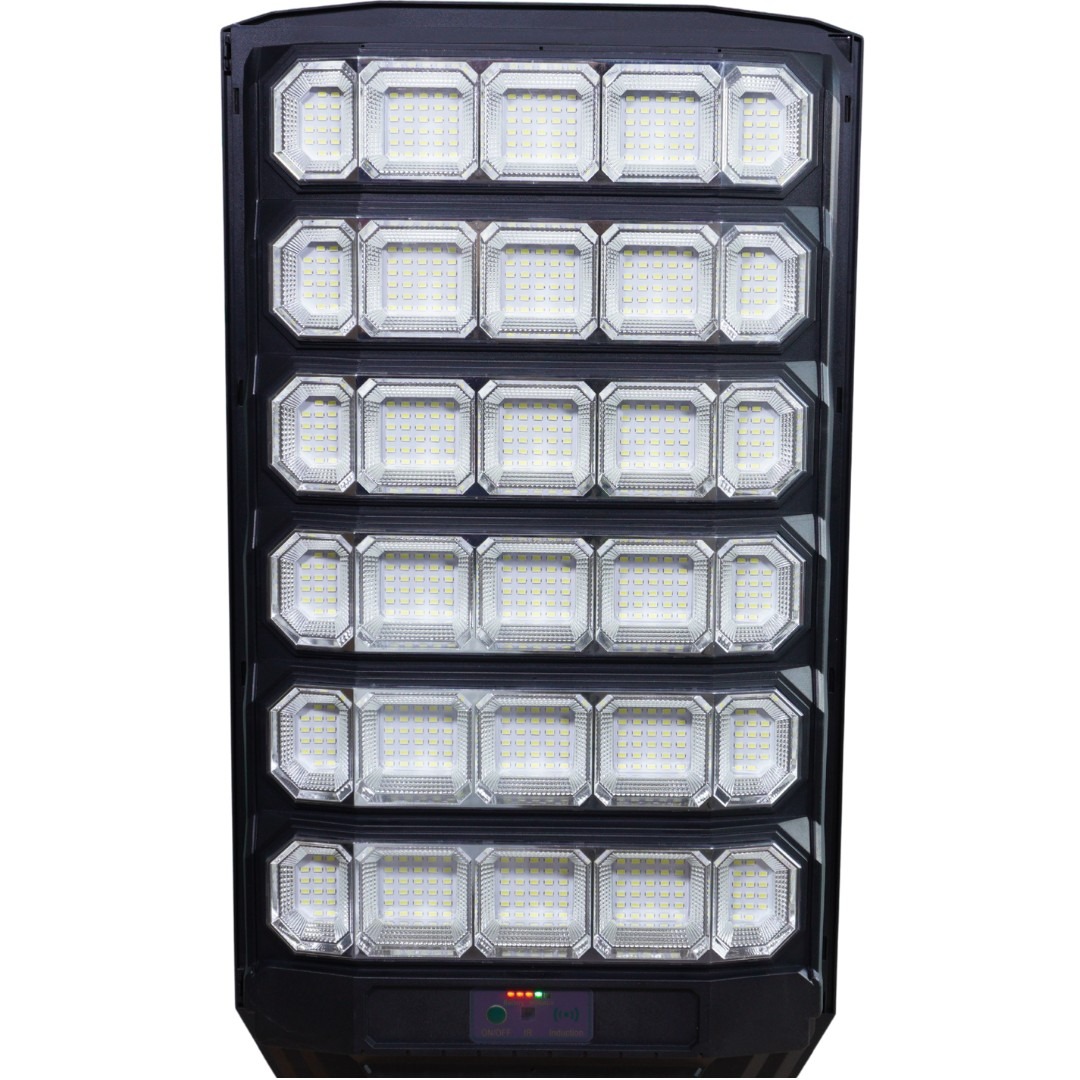Lampa Solara Stradala 1600W LED 120000 lm, Senzor Lumina/Miscare si Telecomanda, IP66, Suport Prindere - imagine 4