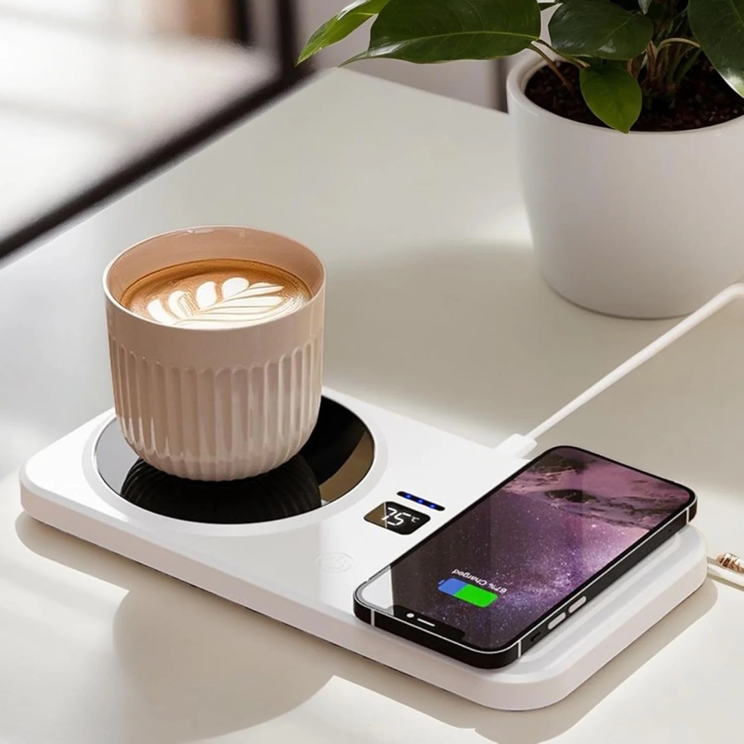 Incalzitor electric pentru cana cu incarcare wireless – control inteligent al temperaturii - imagine 2