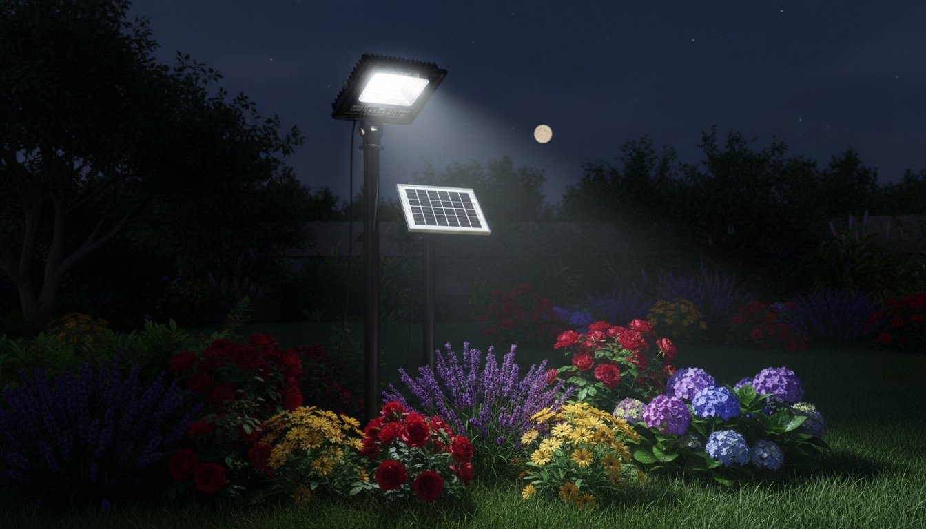 Proiector LED INNOVA 200W Cu Panou Solar si telecomanda, IP66 - view 4