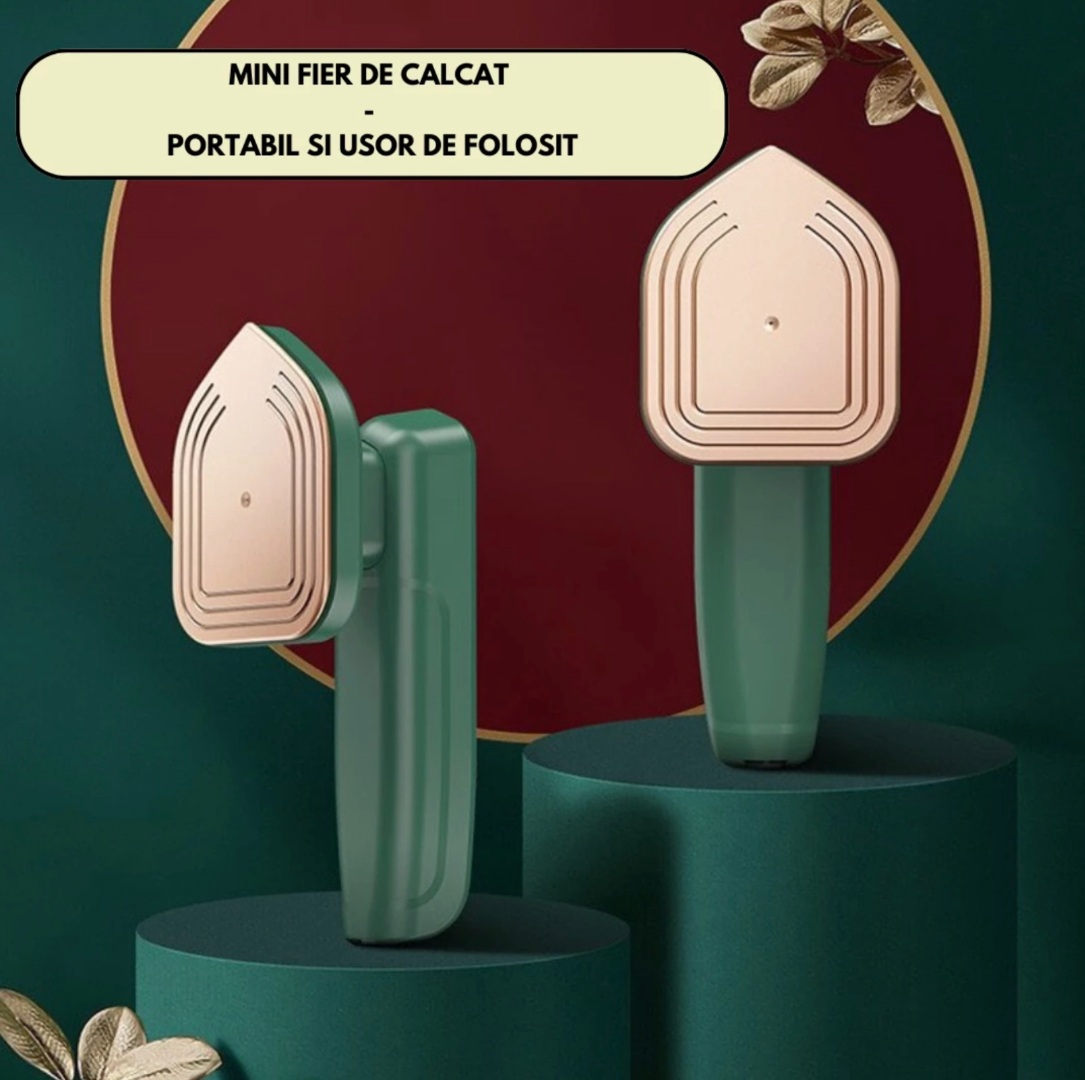 Mini fier de calcat portabil – ideal pentru concediu si deplasari - imagine 7