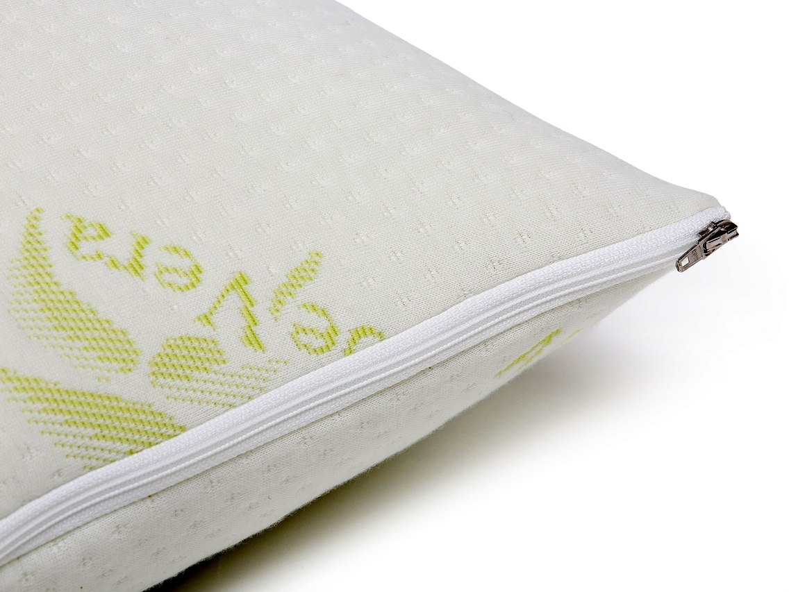 Perna Memory Foam Aloe Vera Ecologica-Antialergica 42x72x11cm, Fabricata in Romania - imagine 2