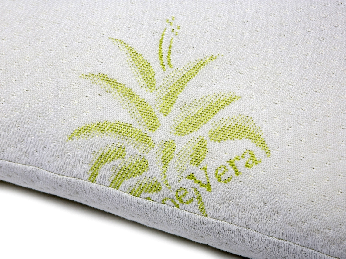 Perna Memory Foam Aloe Vera Ecologica-Antialergica 42x72x11cm, Fabricata in Romania - imagine 4