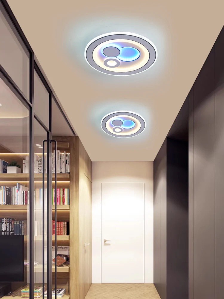 Aplica LED RFAN, Model 9211-300, 3 Tipuri De Lumina, 92W, Alb/Negru - imagine 3