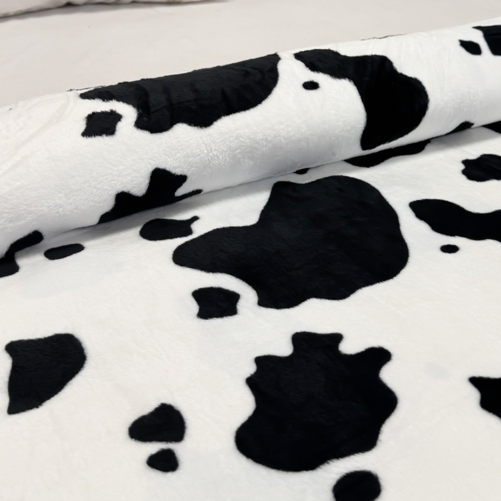 Patura Super Soft Cocolino, 200x230 cm – Rasfat absolut in zilele reci, Alb, Negru, pete - 3