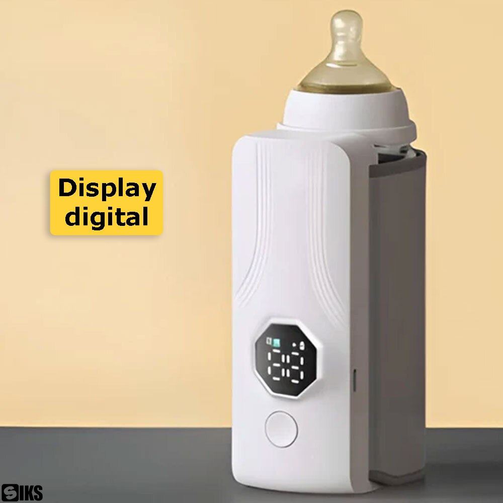 Incalzitor Portabil si Reincarcabil pentru Biberoane, cu Afisaj Digital de Temperatura - imagine 3