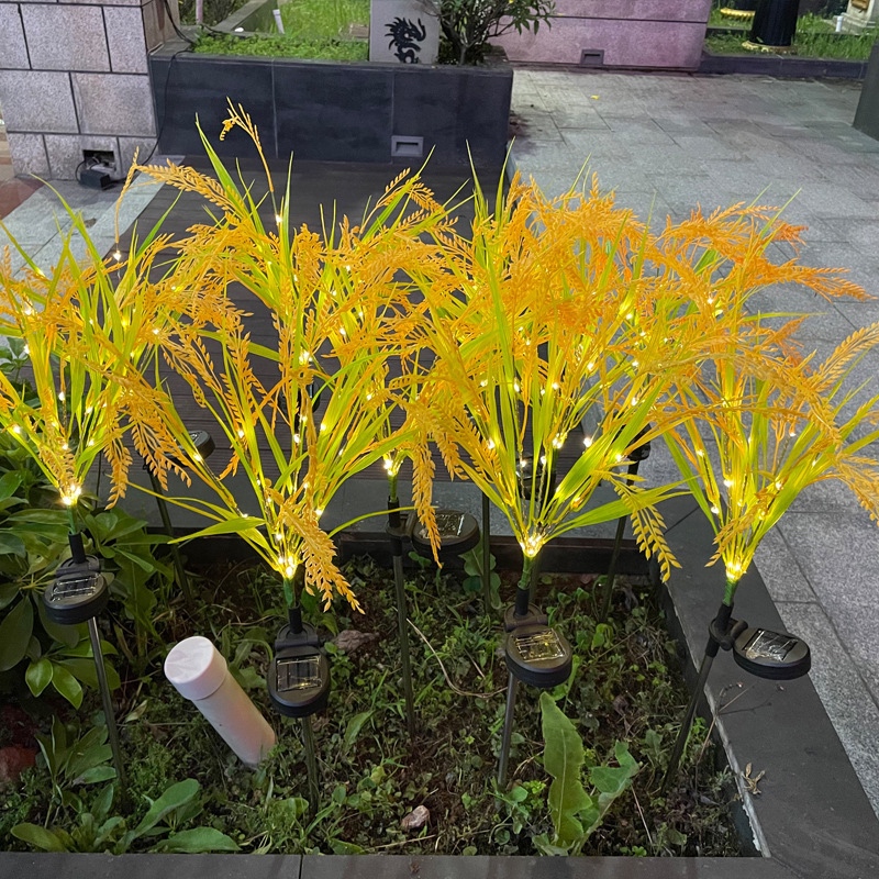 Set 2 Lampi Solare Decorative Tip Spic de Grau cu LED , 60cm, Lumina Eleganta, Design Elegant si Functionare Automata - imagine 5