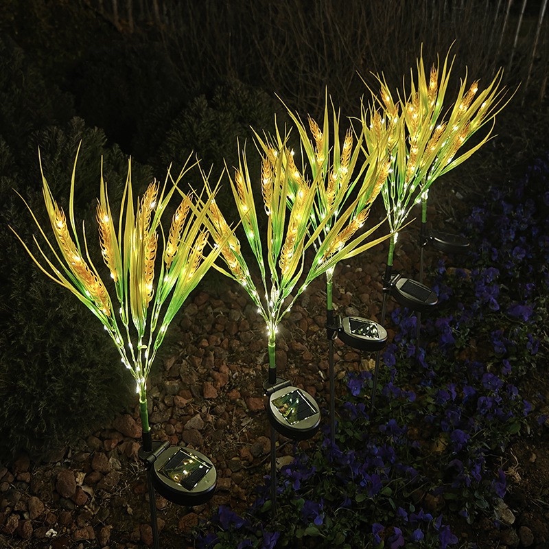 Set 2 Lampi Solare Decorative Tip Spic de Grau cu LED , 60cm, Lumina Eleganta, Design Elegant si Functionare Automata - imagine 6