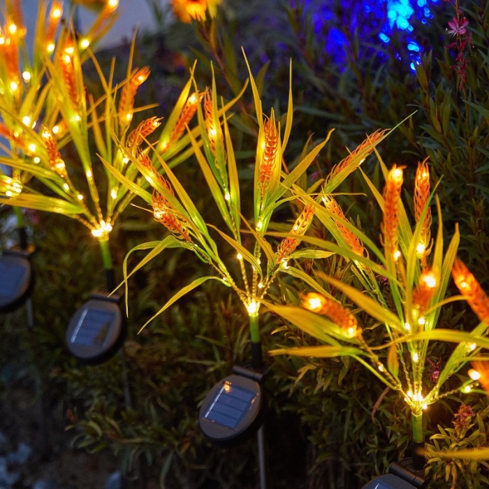 Set 2 Lampi Solare Decorative Tip Spic de Grau cu LED , 60cm, Lumina Eleganta, Design Elegant si Functionare Automata - imagine 9