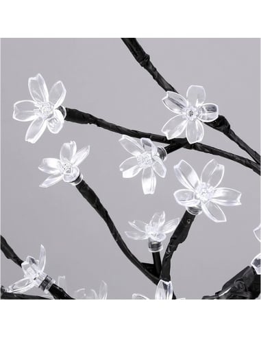 Set 2 Lampi Solare Decorative Tip Bonsai Decorativ cu LED , 60cm, Lumina Eleganta, Design Elegant si Functionare Automata - imagine 2