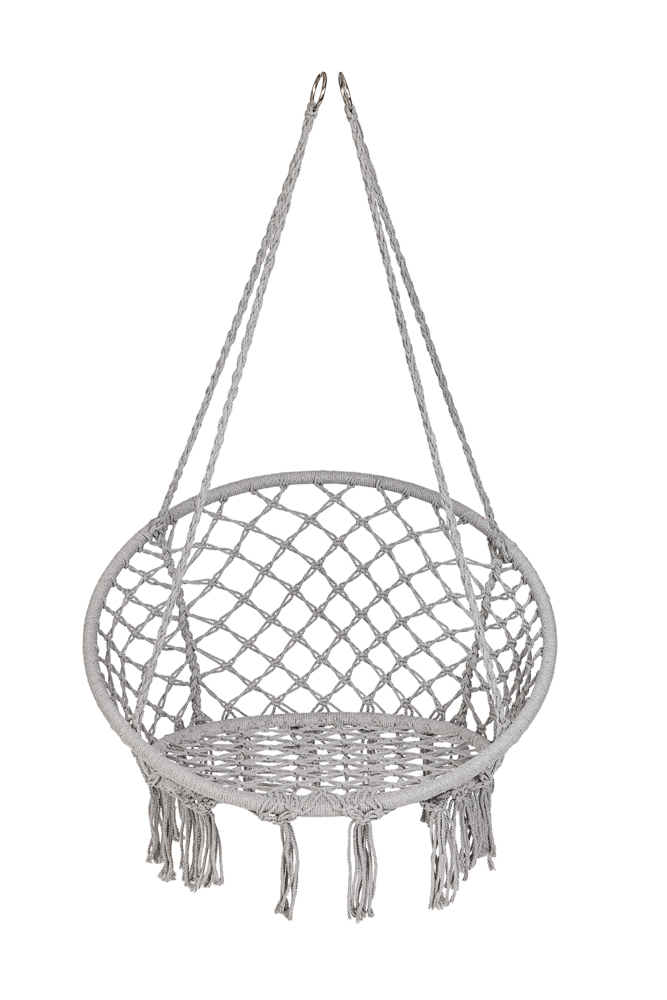 Leagan de gradina suspendat, cu perna XXL, sarcina maxima 120 kg, gri - view 10