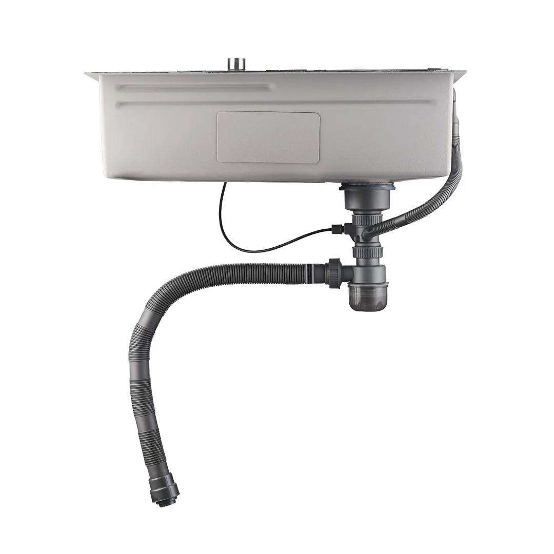 Chiuveta Bucatarie Multifunctionala cu LED – Inox Premium, Gri Inchis, 75x45 cm – Puterea Tehnologiei si Designului in Bucataria Ta - view 12