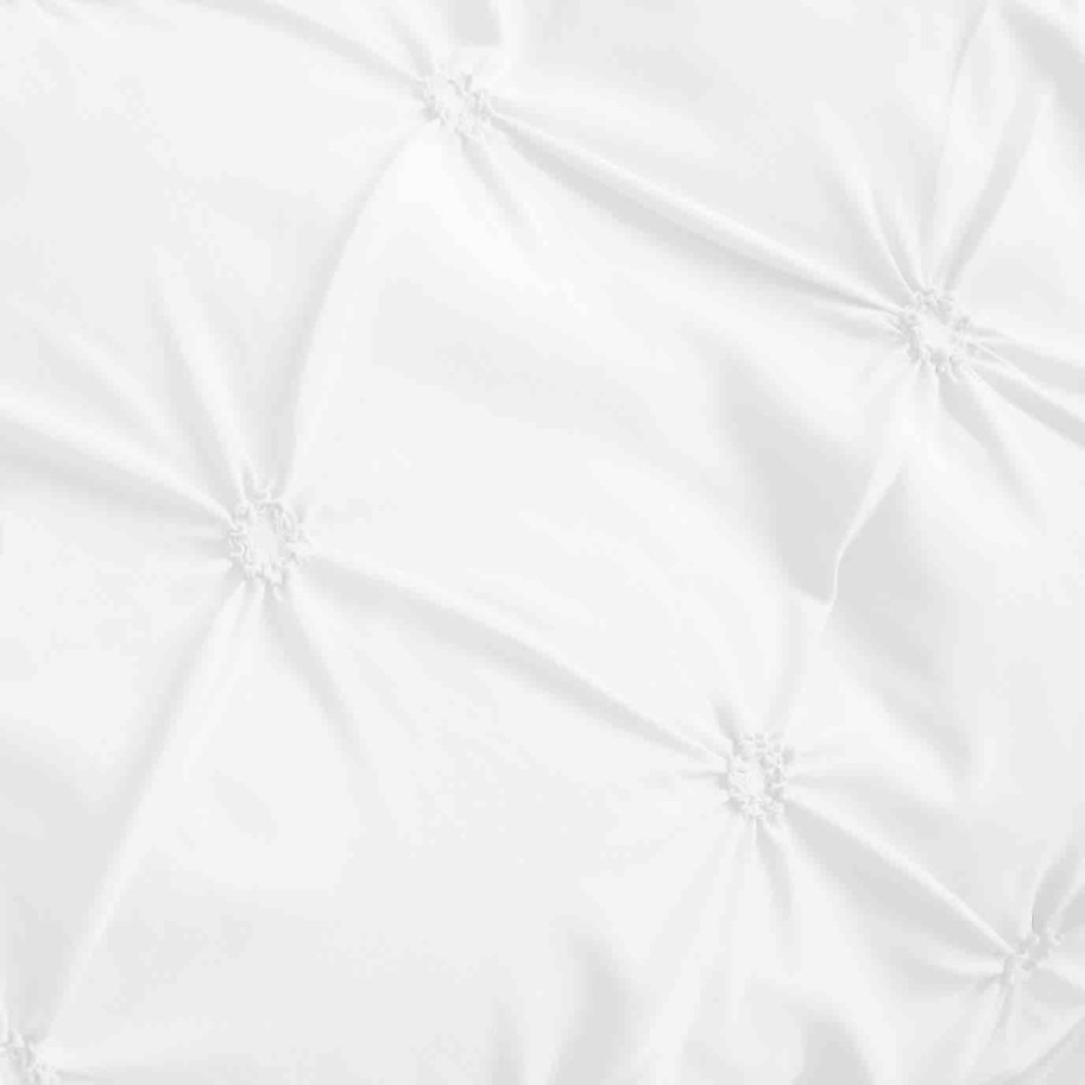 Lenjerie de Pat Premium, JOJO HOME, Finet cu Pliuri Brodate, 6 Piese, cu ELASTIC, Nesifonabila si Durabila, Alb - view 2