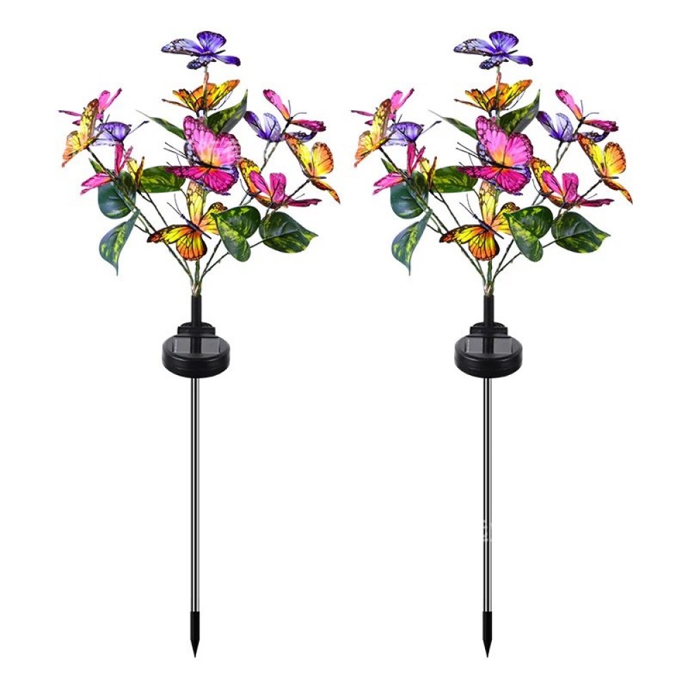 Set 2 Lampi Solare Decorative cu Fluturasi – Iluminare LED, Efect Feeric si Functionare Automata - view 4