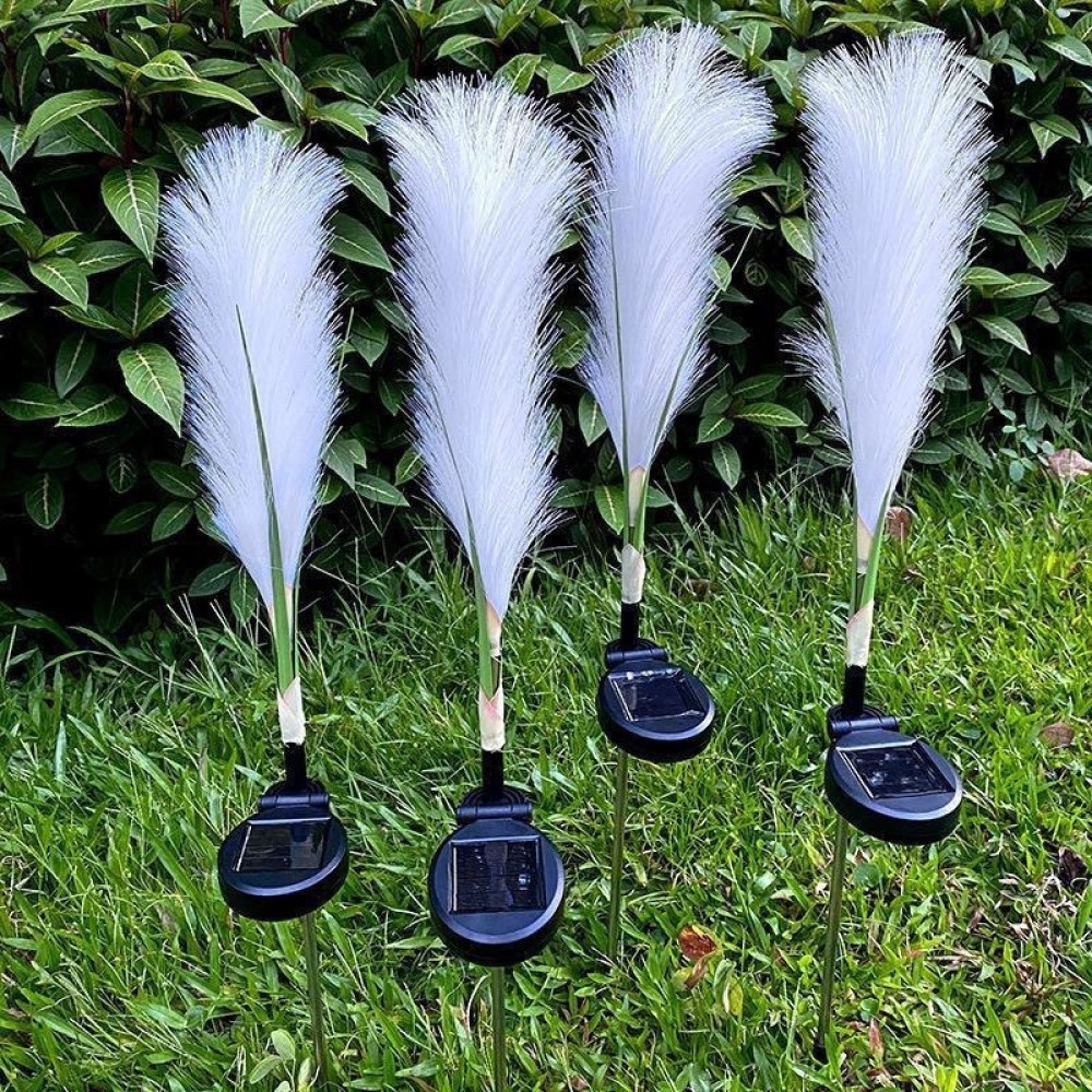 Set 2 Lampi Solare Decorative Tip Iarba Pampas cu LED M374-22, 70cm, lumina calda, Design Elegant si Functionare Automata - view 4