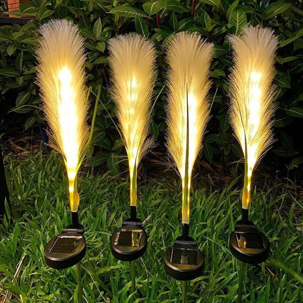 Set 2 Lampi Solare Decorative Tip Iarba Pampas cu LED M374-22, 70cm, lumina calda, Design Elegant si Functionare Automata - view 6