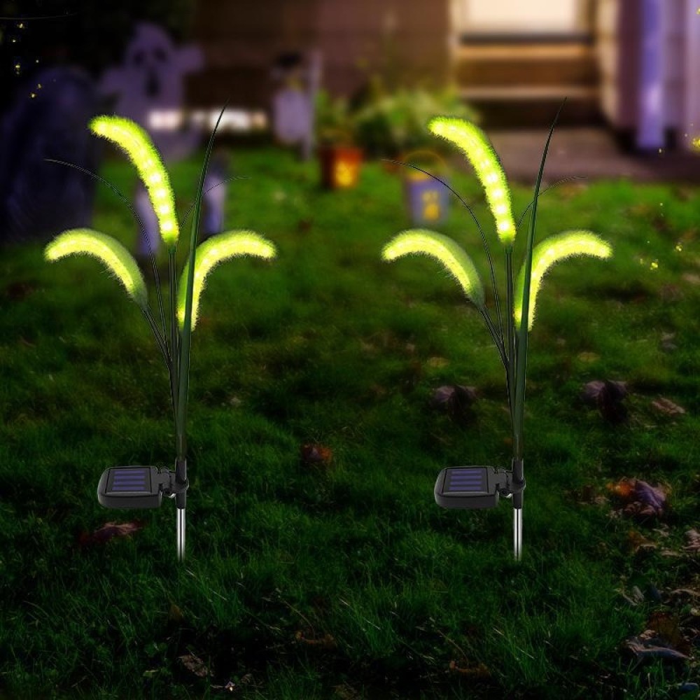 Set 2 Lampi Solare Decorative Tip Iarba Verde Ornamntala  cu LED M374-23, 70cm, lumina calda, Design Elegant si Functionare Automata - view 8